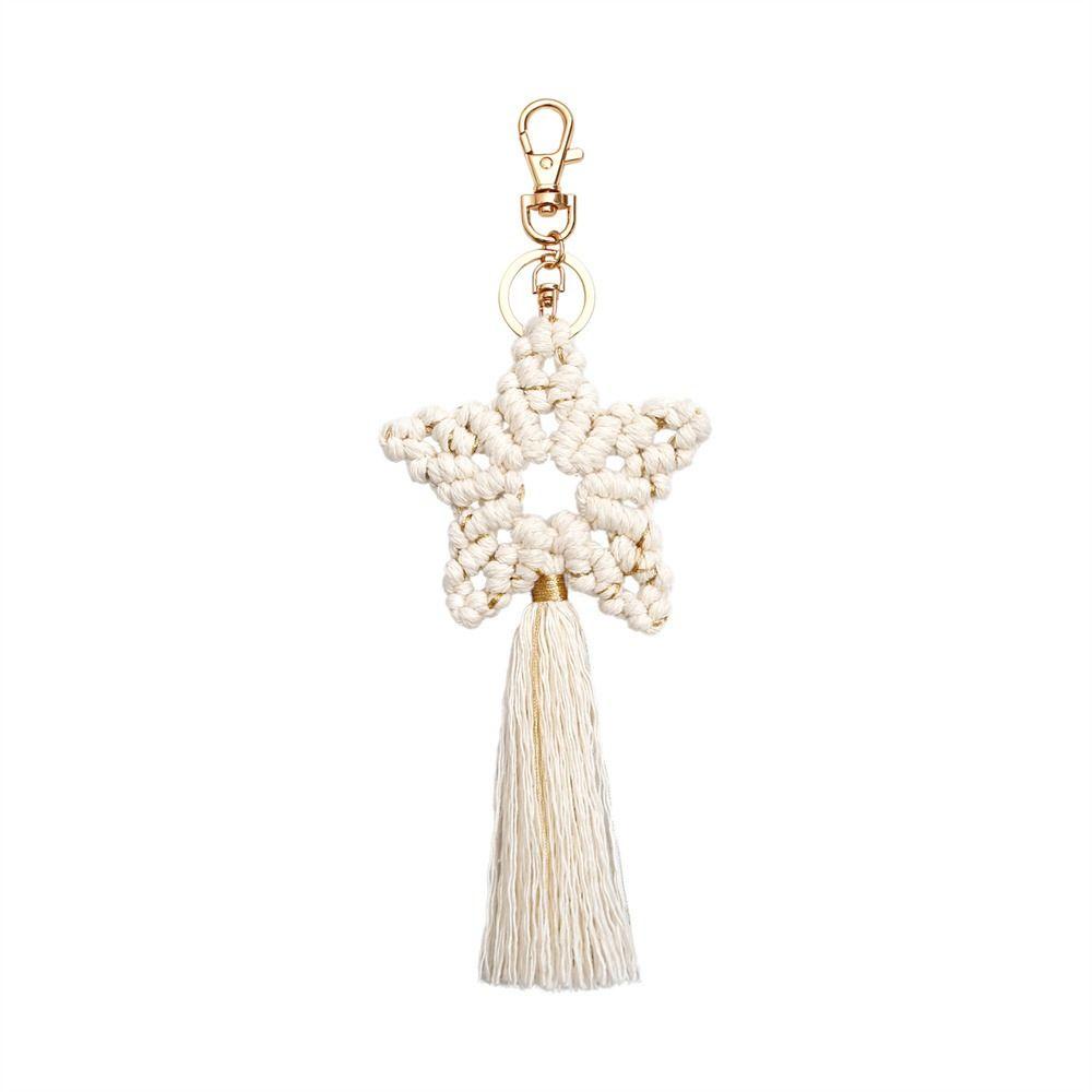 DARNELL Móc Khóa Tua Rua Trang Trí Túi Xách / Balo Đi Học