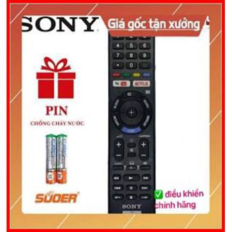 Điều khiển ti vi Sony RMT - TX 200 E, RMT - TX 300P - Loại Xịn