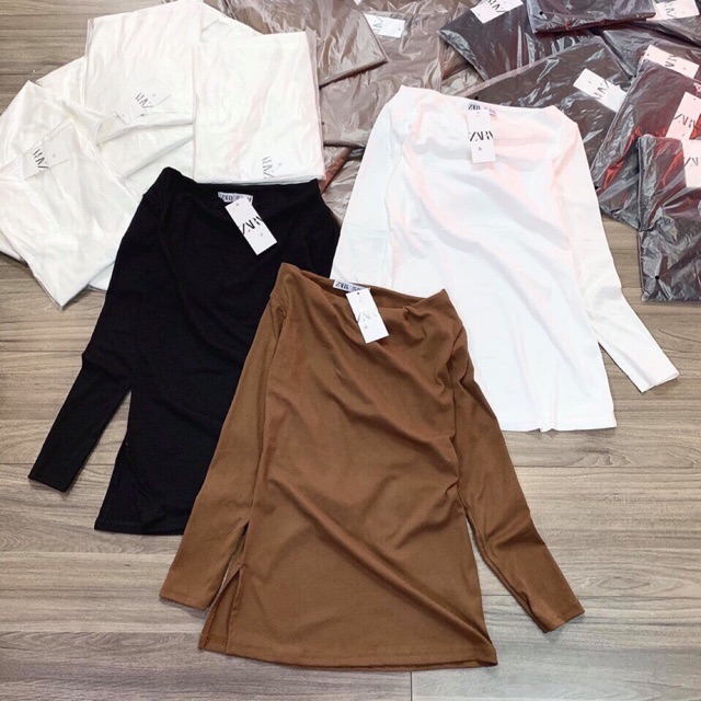 Áo cổ thuyền xẻ tà siêu hot ( kèm ảnh thật )