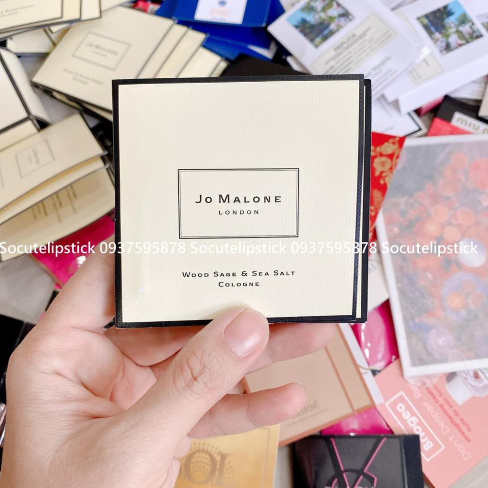 Vial Mẫu Thử Nước Hoa Mini Jo Malone Peony Blush - Wood Sage - English Pear - Fig Lotus - Wild Bluebell 1.5ml | BigBuy360 - bigbuy360.vn