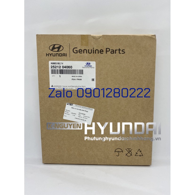 Dây curoa tổng, dây đai tổng xe Hyundai Grand I10  số sàn, số tự động