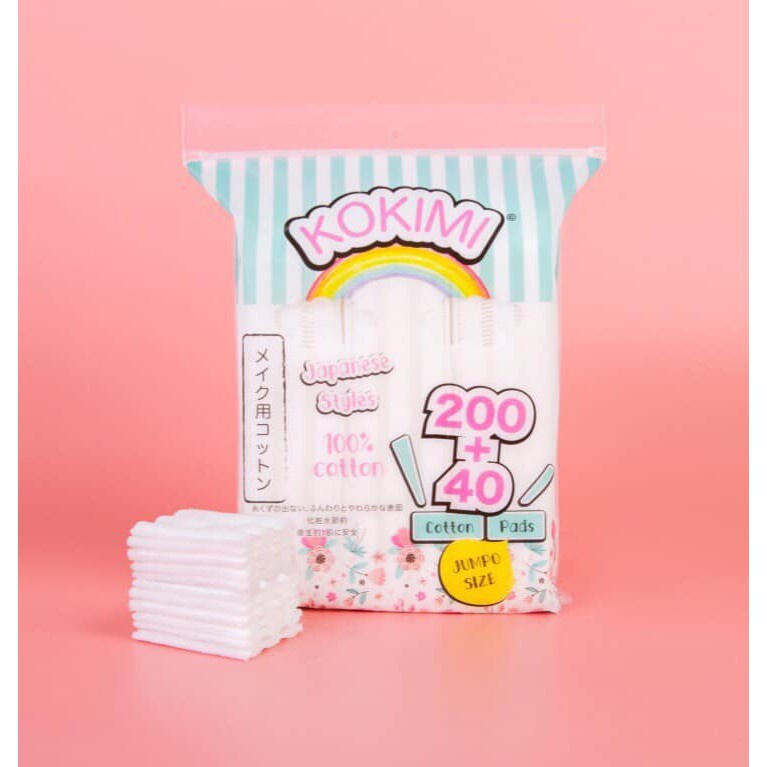 Bông Tẩy Trang Hình Vuông Mihoo Kokimi Cotton Pads