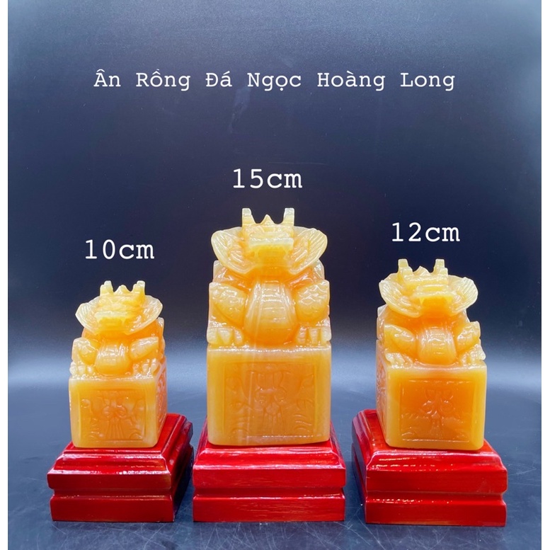 Ấn Rồng Đá Ngọc Hoàng Long Phong Thuỷ