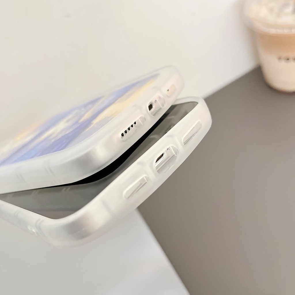 Ốp Điện Thoại Tpu Dẻo Trong Suốt Họa Tiết Mặt Trời Lặn / Hoàng Hôn Cho iPhone 13 12 mini 11 Pro xs max xr 7 / 8plus