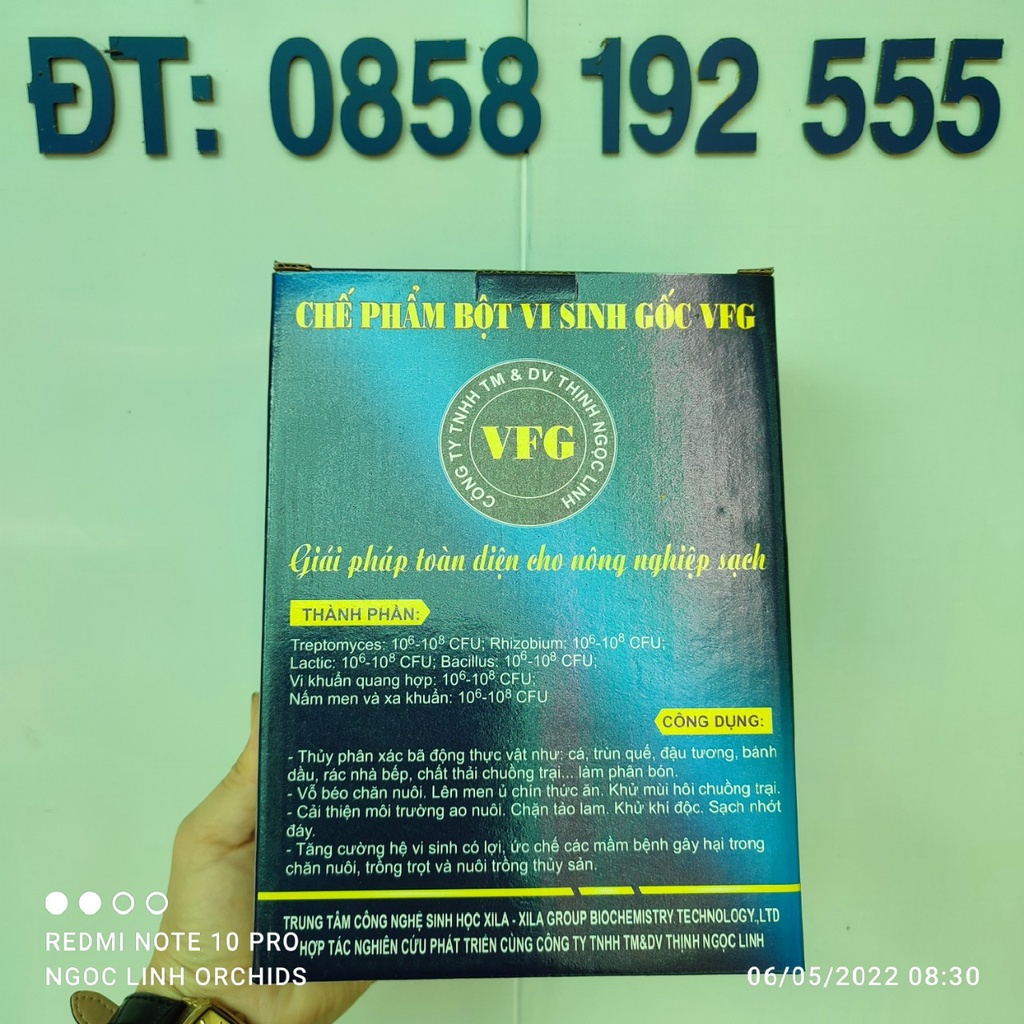 CHẾ PHẨM BỘT VI SINH GỐC VFG