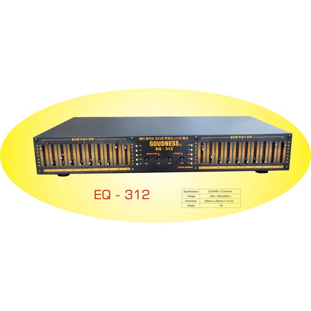 Equalizer Karaoke 312 Hiệu GOUDNESS