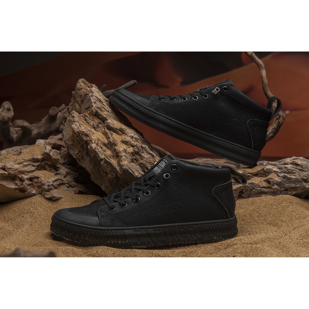 Giày da nam cổ lửng,Giày Nam Sneaker Chất Liệu 100% Da Thật , giày nam cao cổ Đế Cao Su Mềm Phong Cách Trẻ Trung | BigBuy360 - bigbuy360.vn