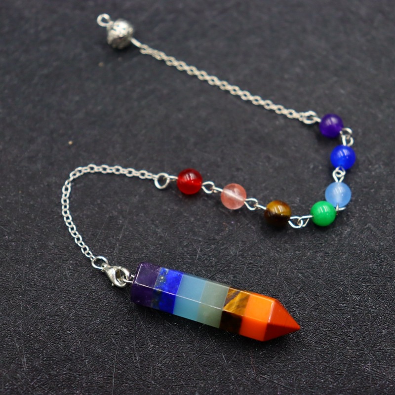 Con lắc cảm xạ chakra 7 màu