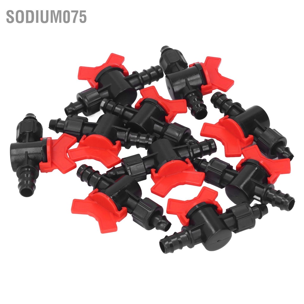 Sodium075 10 cái Van bi có gai 5/8 inch thể điều chỉnh ngăn ngừa rò rỉ công tắc tưới nhỏ giọt cho tiêu