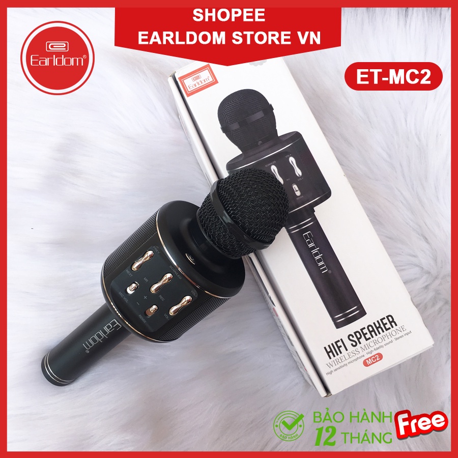 ✔️ Bảo Hành 99 Năm ✔️ Mic Hát Karaoke Earldom ET -MC2 Chính hãng Earldom | EARLDOM STORE VN ✔️