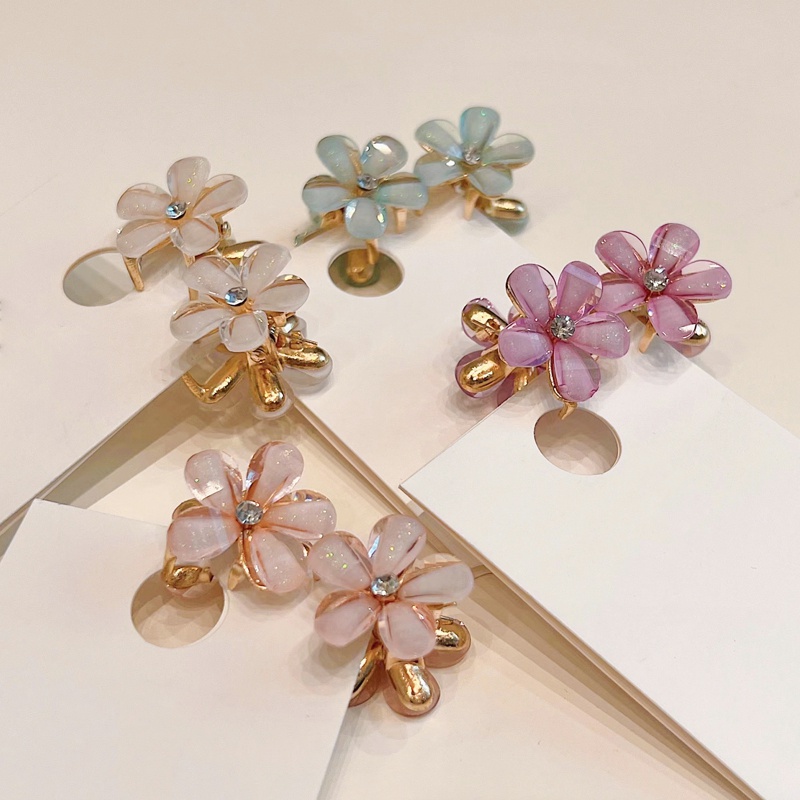 Kẹp Tóc Hoa Mini Thời Trang Mùa Hè Hàn Quốc Cho Nữ