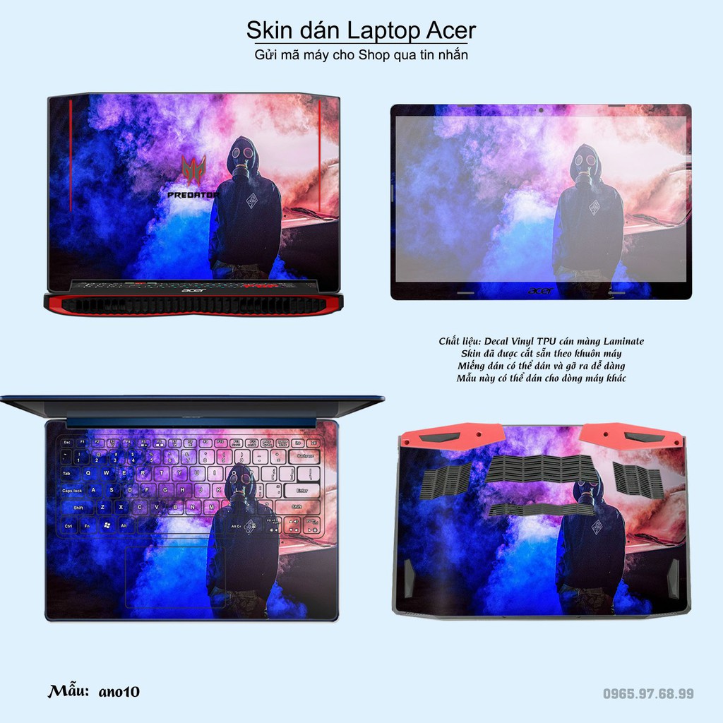 Skin dán Laptop Acer in hình Anonymous _nhiều mẫu 2 (inbox mã máy cho Shop)