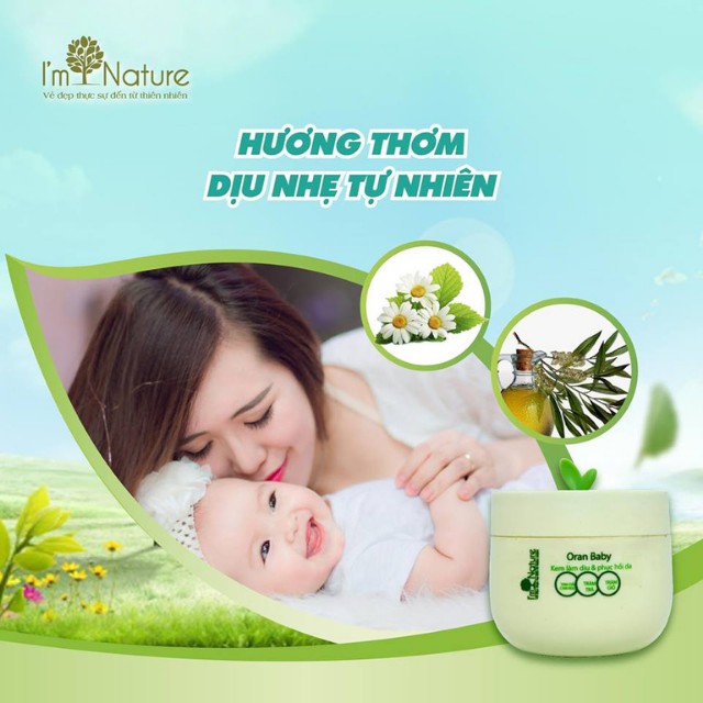 Kem bôi muỗi đốt ⚡CHÍNH HÃNG⚡ Kem bôi côn trùng cắn trẻ em cho bé oran baby - bảo vệ bé suốt 6-8 tiếng