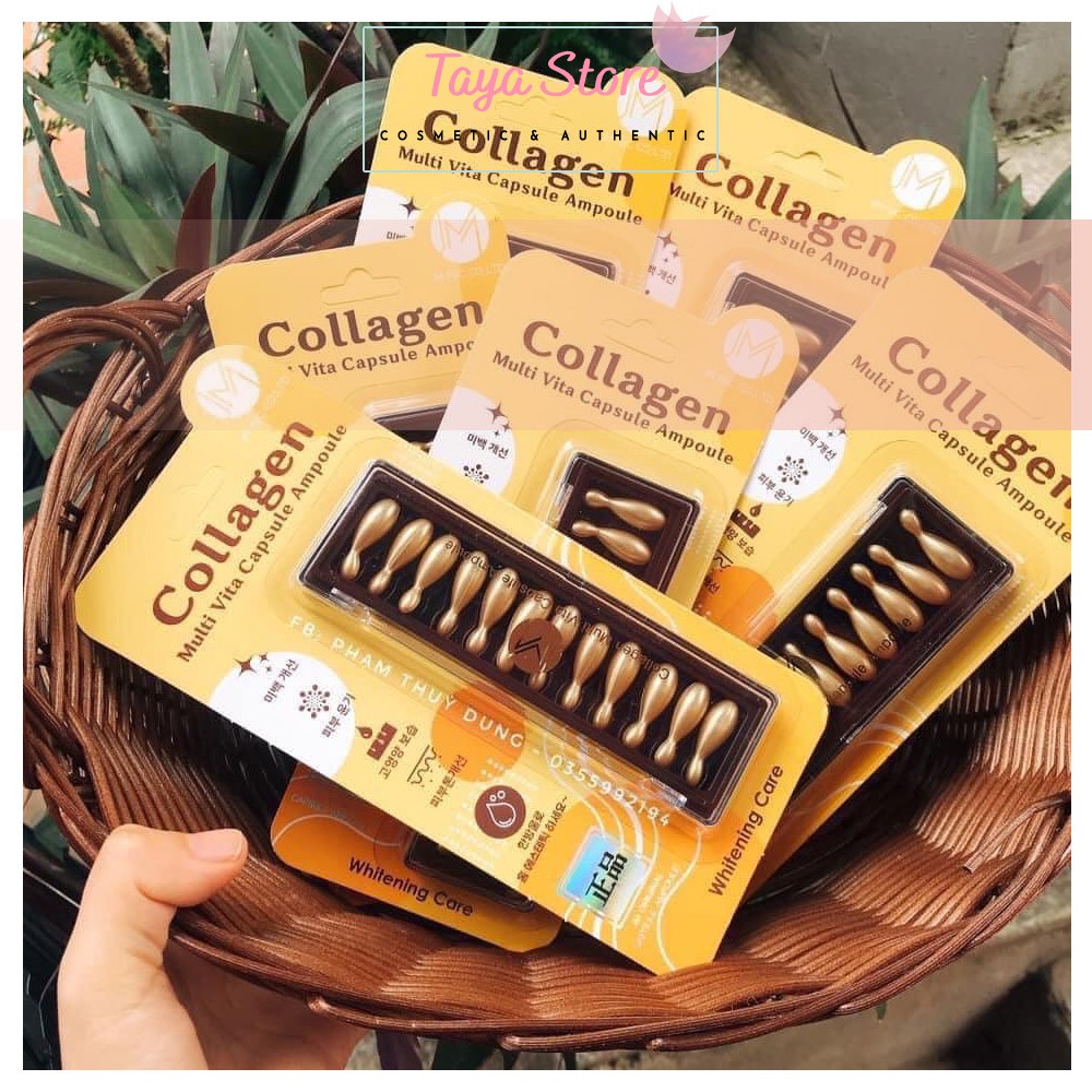 Collagen Tươi Multi Vita Ampoule Hàn Quốc 12 Viên