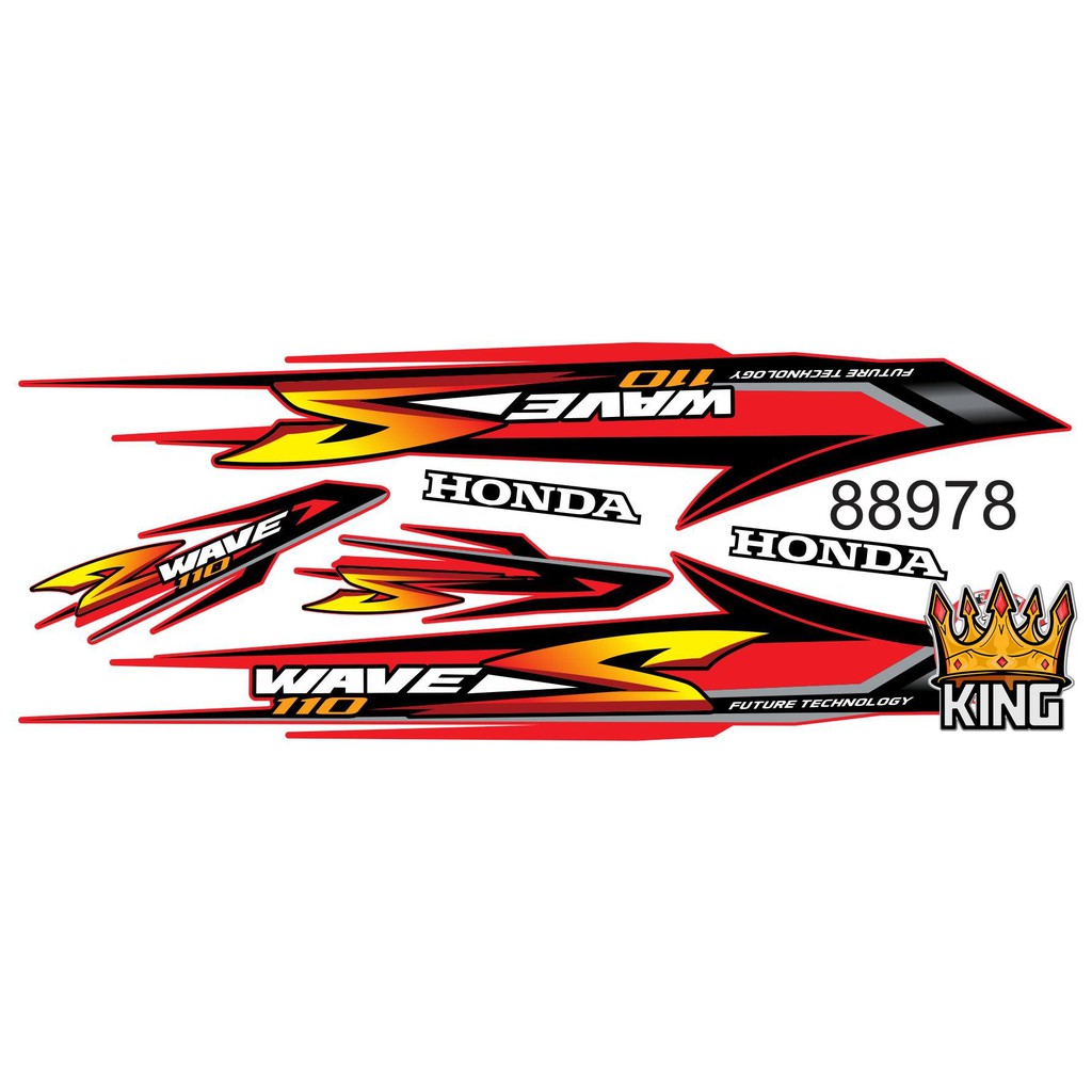 Tem Rời Wave S 110cc Đủ Màu VIP1 - Ảnh Thật