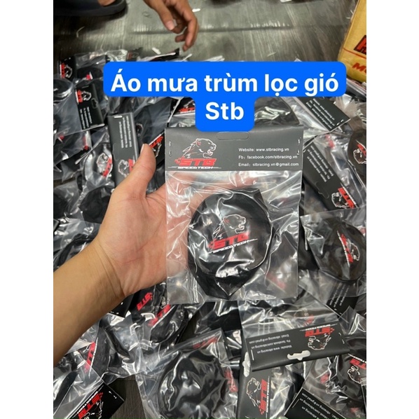 Lọc gió trụ STB -Áo trùm lọc gió Stb màu đen