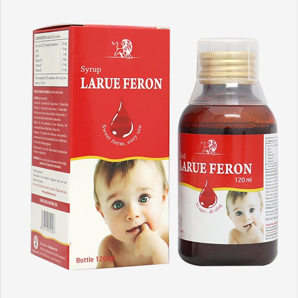 Siro Larue Feron –Bổ sung sắt III, Lysine, axit folic cho bà bầu và trẻ nhỏ, giúp ăn ngon và tăng đề kháng