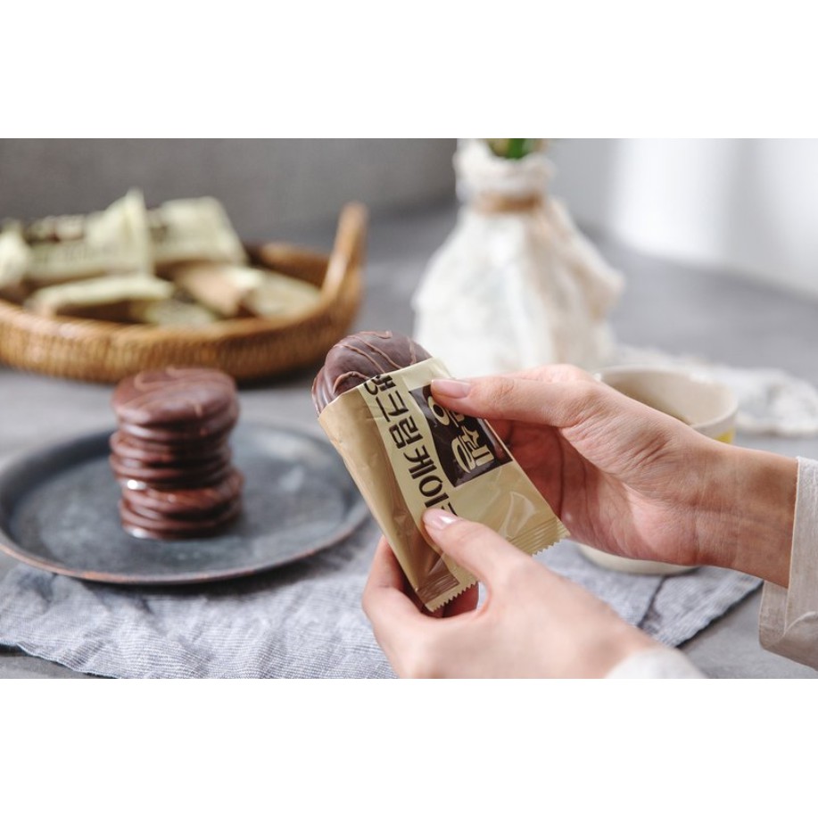 [LOTTE] BÁNH MONSHELL CHOCOPIE TRUYỀN THỐNG 385G - [롯데] 몽쉘크림케이크 385G