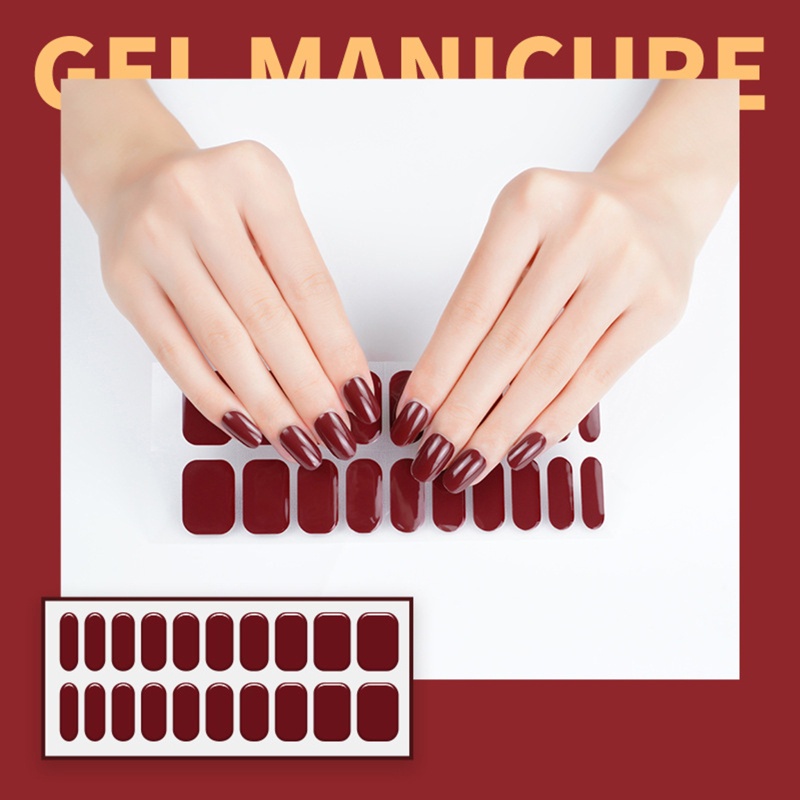 Sticker Dán Móng Tay Dạng Gel Chống Nước Toàn Diện
