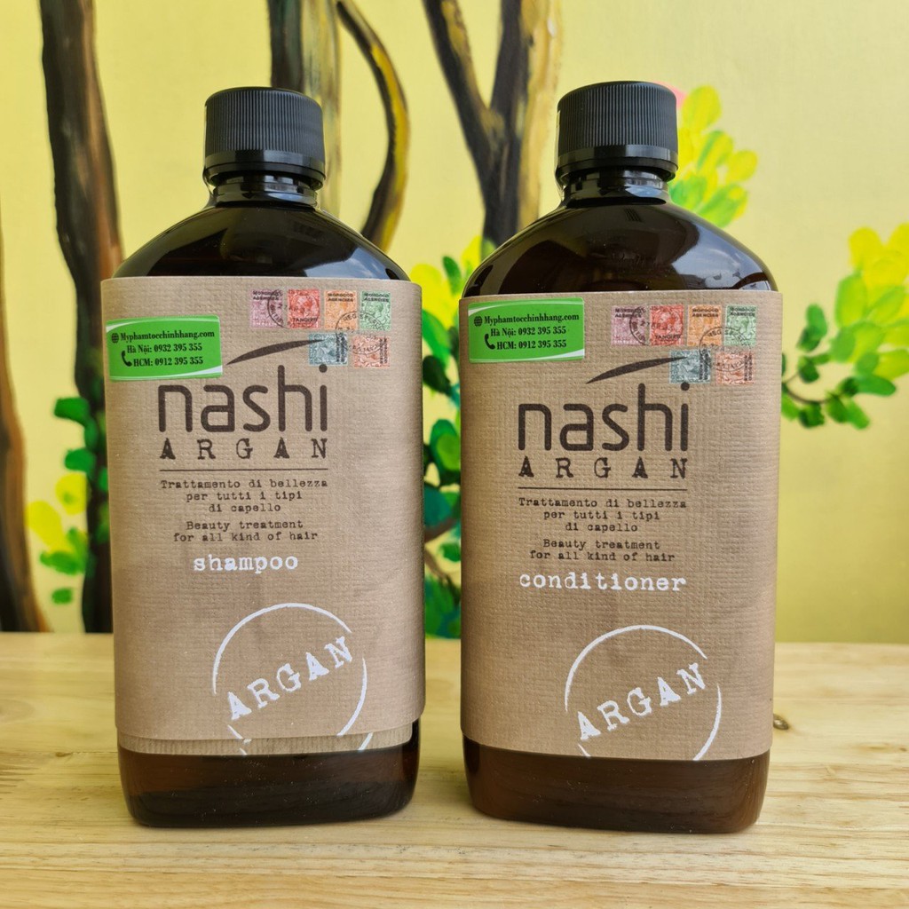 DẦU GỘI XẢ NASHI ARGAN 200ML - 500ML - 1000ML