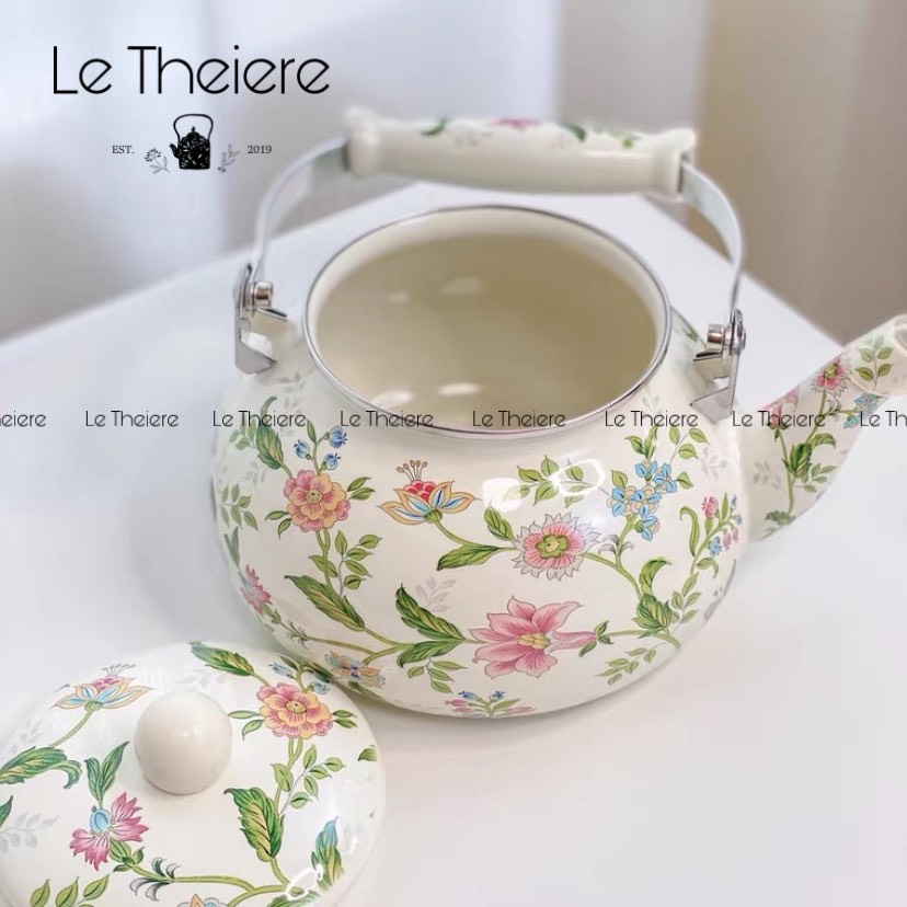 Ấm Đun Nước Bếp Từ Retro Đồng Quê Kiểu Pháp