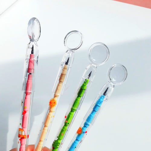 Bút Chì Khúc 2B/HB Kèm Đầu Tẩy DELI/ Classmate kèm nắp hình đáng yêu