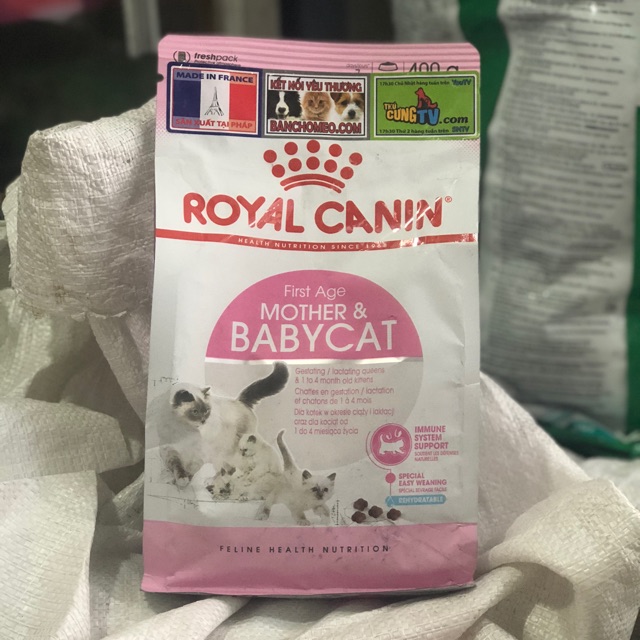 ROYAL CANIN MOTHER & BABYCAT - Thức ăn dành cho mèo mẹ và mèo con dưới 4 tháng