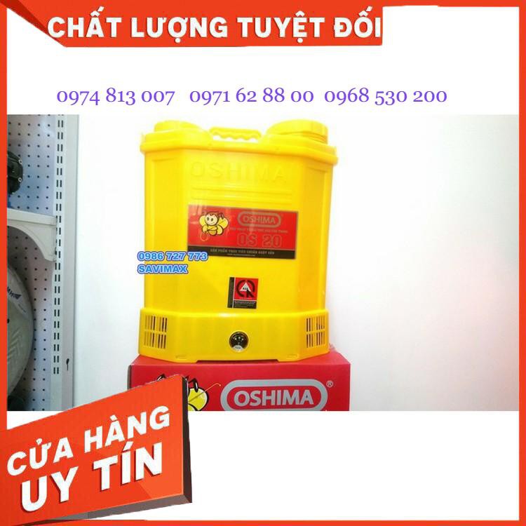 Bình xịt điện oshima OS20, máy xịt thuốc chạy điện oshima 20 lít Giá cực Rẻ