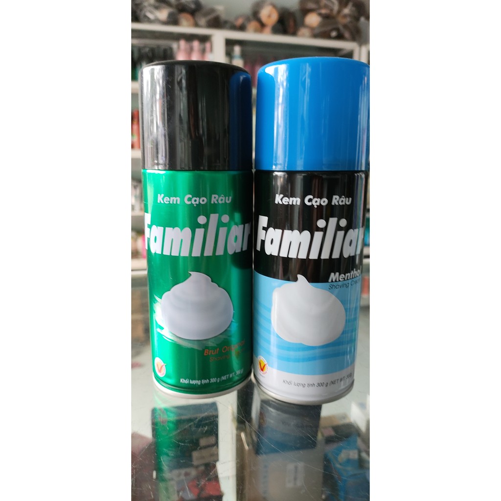 Kem (bọt) cạo râu hương bạc hà Familiar Menthol 300g