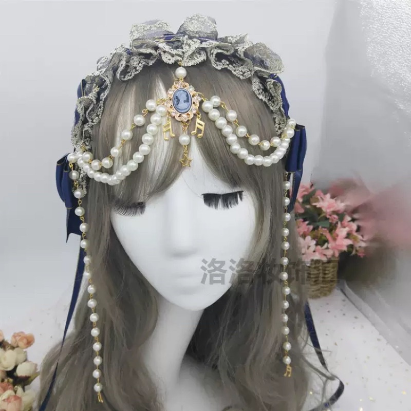 YASLC0144-Choker, headband cài đầu lolita chữ thập