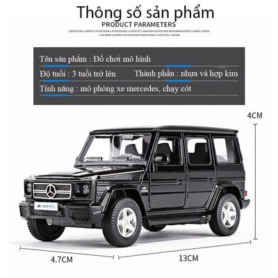 Xe ô tô mô hình Mercedes Benz AMG G63 tỷ lệ 1:36 KAVY chất liệu hợp kim chạy cót