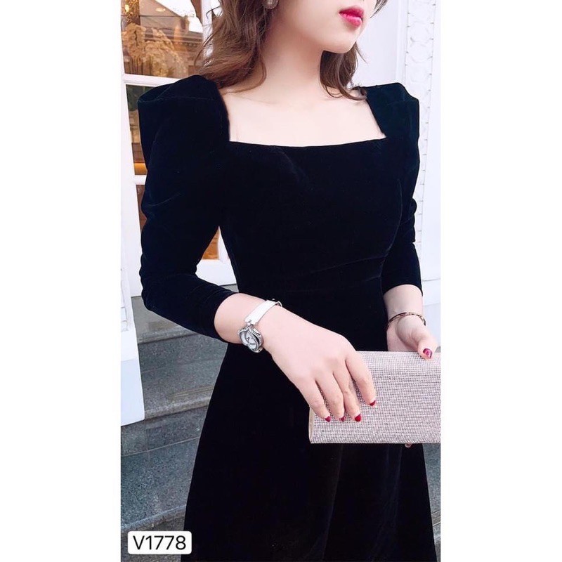 Đầm Nhung hở lưng đính ngọc_CAROTSHOP | BigBuy360 - bigbuy360.vn