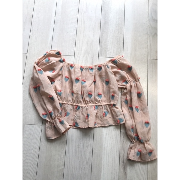 Áo nữ Yu Cherry YA318 OFF SHOULDER TOP 6