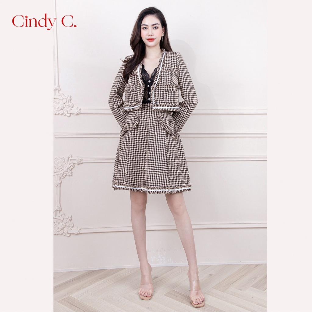 Áo khoác Lancelot CNDY C chất liệu dạ Tweed thanh lịch sang trọng 724