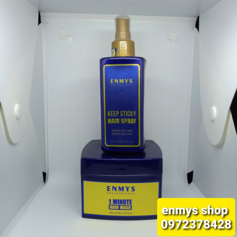 Xịt Dưỡng Tóc Giữ Nếp Enmys 250ml. Bảo vệ và chăm sóc tóc, giữ nếp tóc uốn | BigBuy360 - bigbuy360.vn