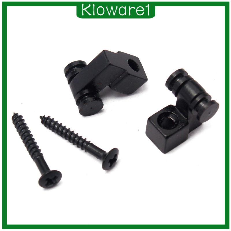 [KLOWARE1]Durable Iron Electric Guitar Replacement String Retainer Guides Pack of 2