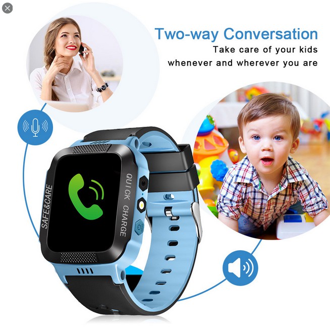 Đồng hồ định vị trẻ em Smartwatch E5 - gọi điện, chụp ảnh, đèn pin