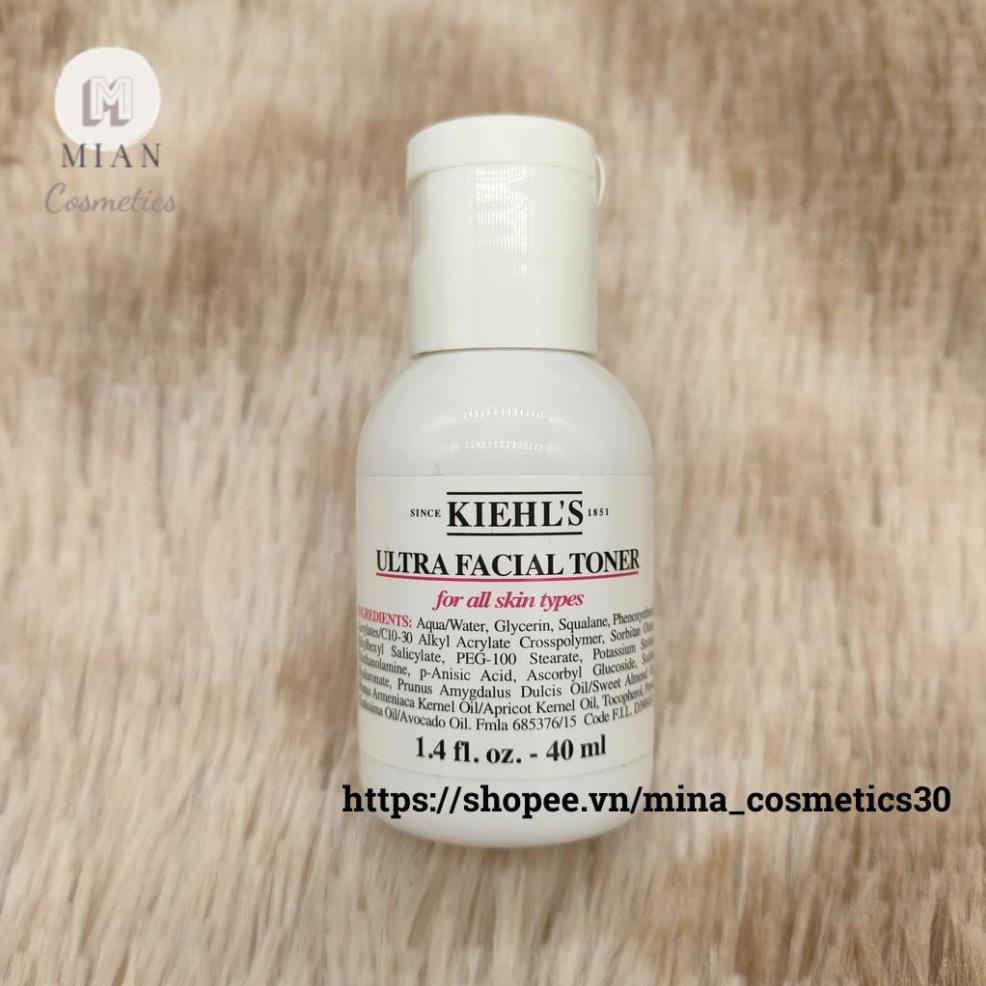 Toner cấp ẩm chuyên sâu Kiehls ultra facial mini 40ml