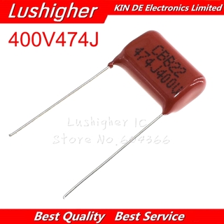 10 chiếc 400v474j cbb 0.47uf sân 15mm 470nf 400v 474 474j cbb tụ điện phim polypropylen