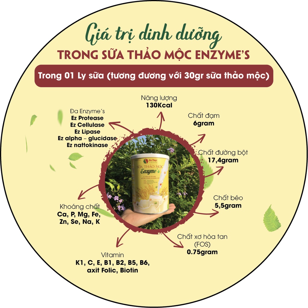 Sữa thảo mộc Enzyme's