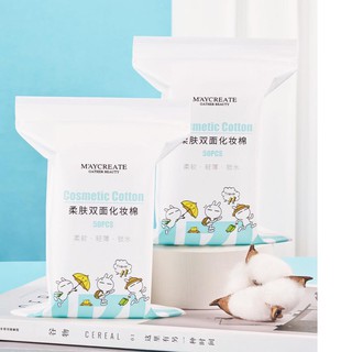 Bông Tẩy Trang 50 Miếng M'Aycreat Mềm Dai Dày