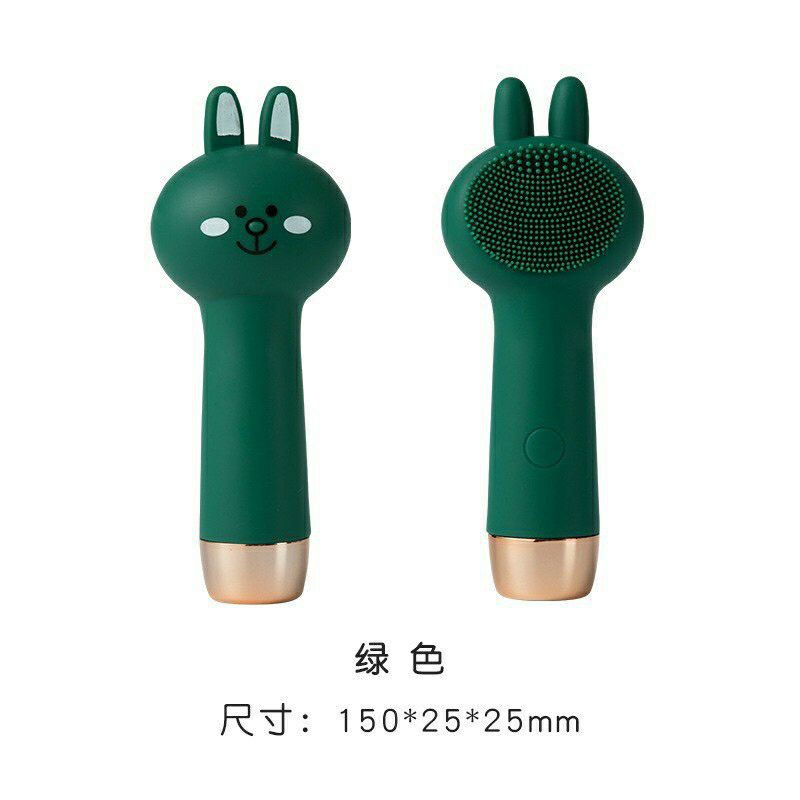 Máy rửa mặt thỏ bunny silicon siêu tiện lợi