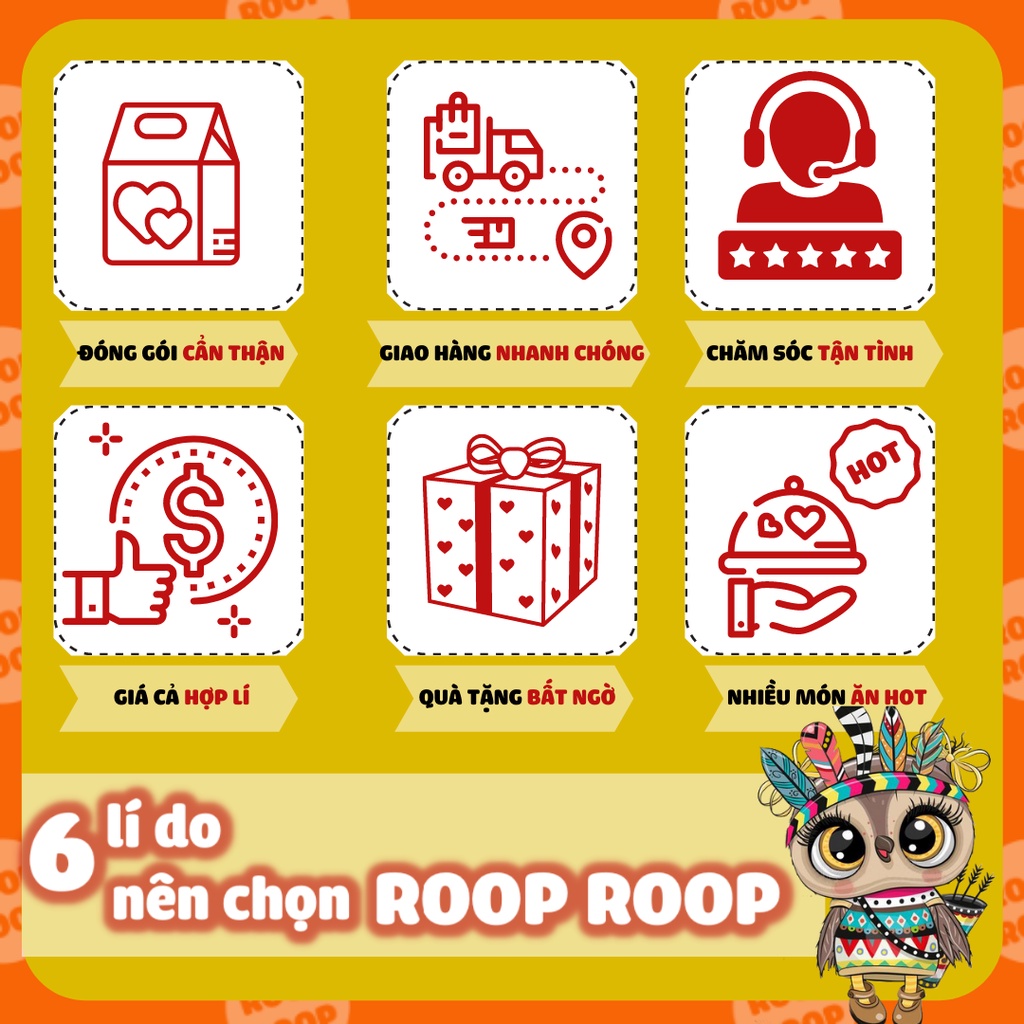 Mít Thái sấy giòn RoopRoop 200g đồ ăn vặt Sài Gòn