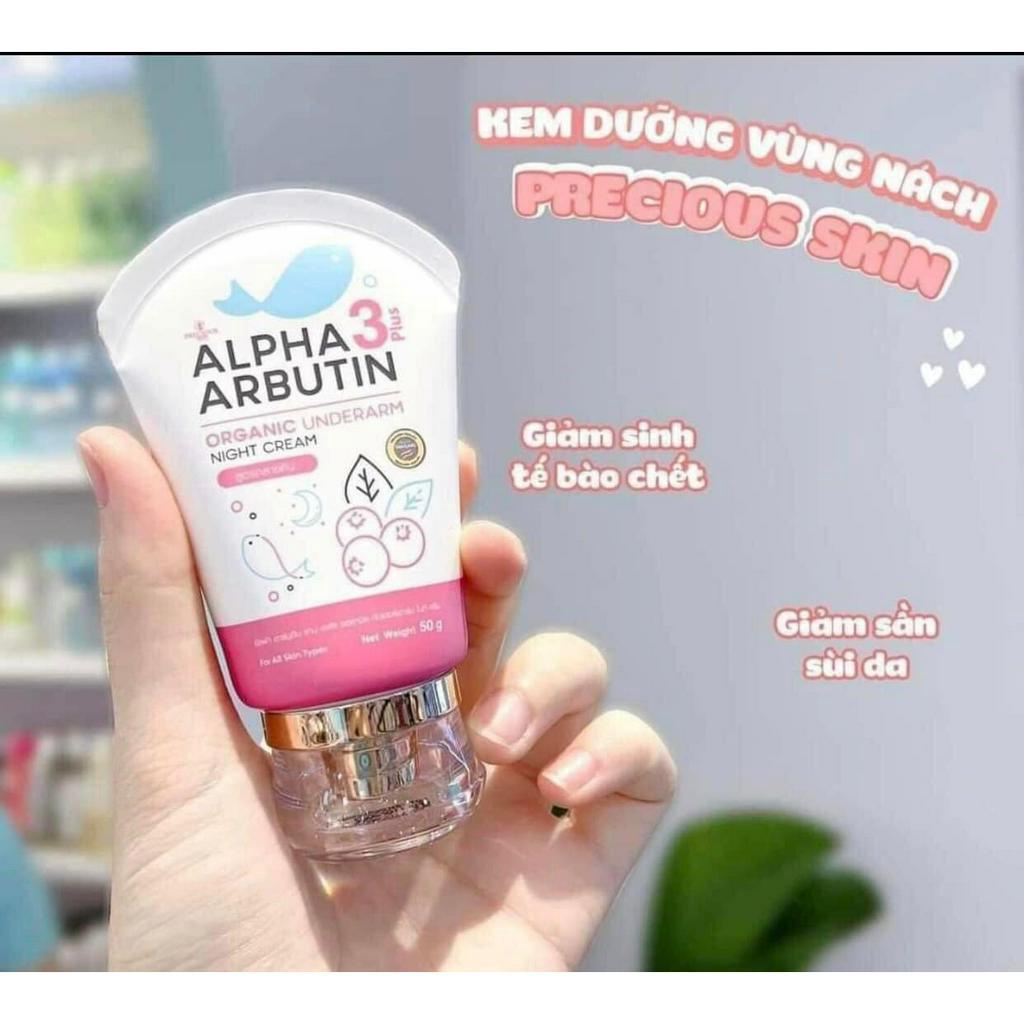 Kem dưỡng trắng giảm thâm nách Precious Skin Alpha Arbutin Organic Underarm Whitening Cr