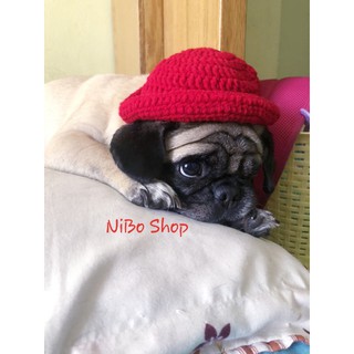 NÓN RỘNG VÀNH handmade cho PET chó, mèo,. thỏ, chuột ú....