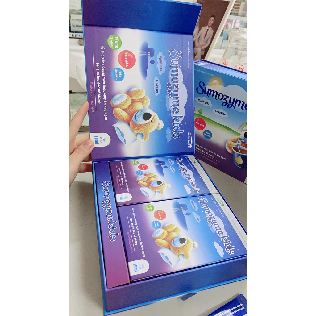 Gel yến sào uống trực tiếp SUMOZYME KIDS giúp bé ăn ngủ ngon và tăng cân