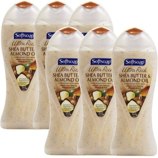 🌻sữa tắm dưỡng da hạnh nhân softsoap ultra rich shea butter & almond oil moisturizing body wash 443ml