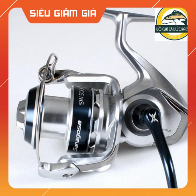 R Máy câu cá Shimano Saragosa SW 5000 -ĐỒ CÂU NGỌC HẢI