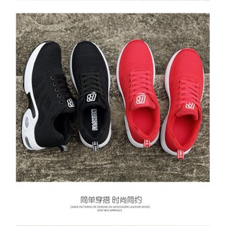 Giày sneaker nữ đế hơi Red 2018