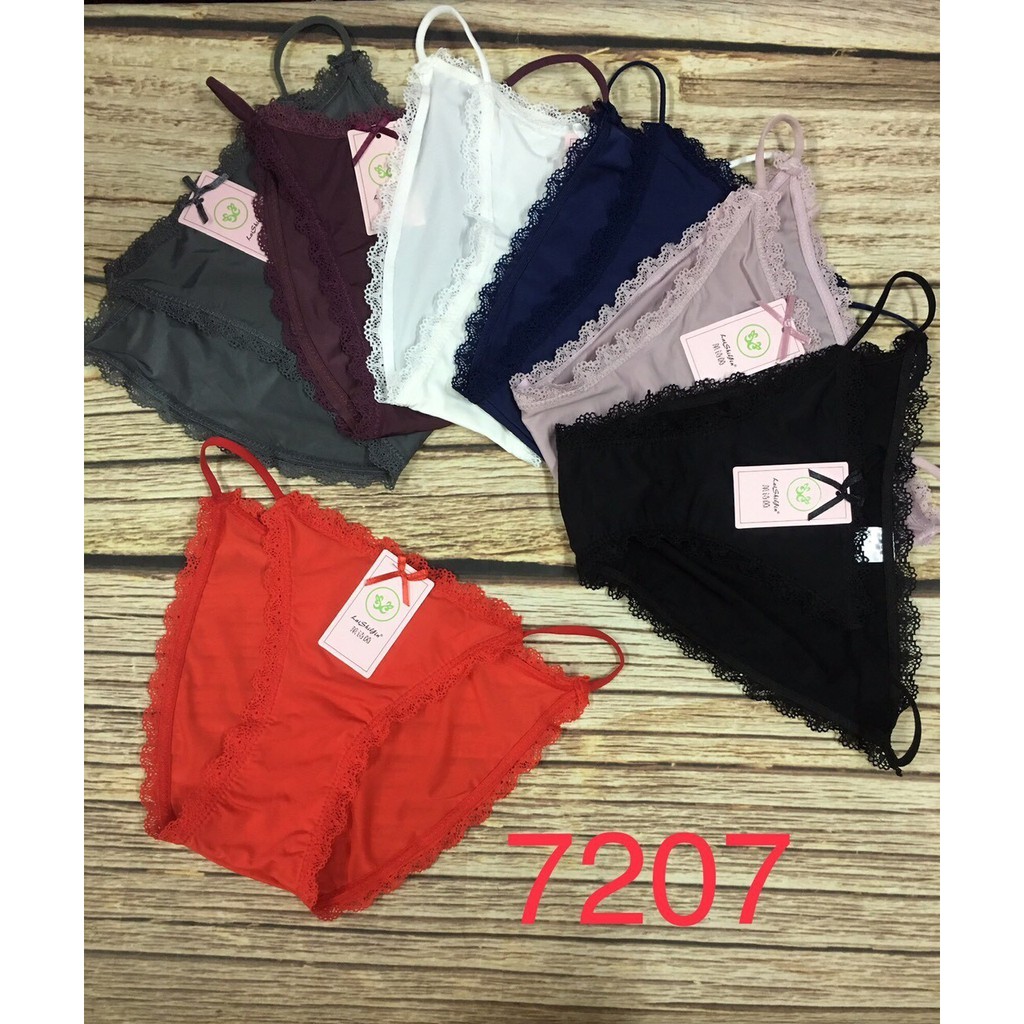 Quần Lót Nữ - 5 Quần Thun Lạnh 2 Dây Ren Đùi - Mã 7207 | BigBuy360 - bigbuy360.vn